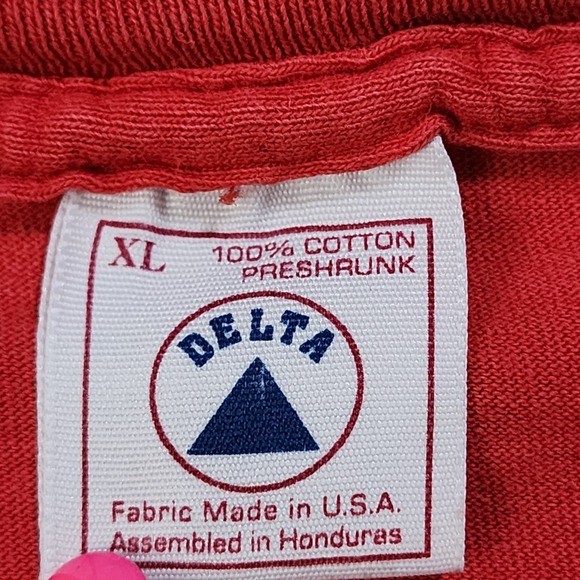 VINTAGE CHICAGO BULLS TEE 4 TIMES NBA CHAMPIONS 1996 Men's XL Red 72 wins READ - Picture 4 of 10